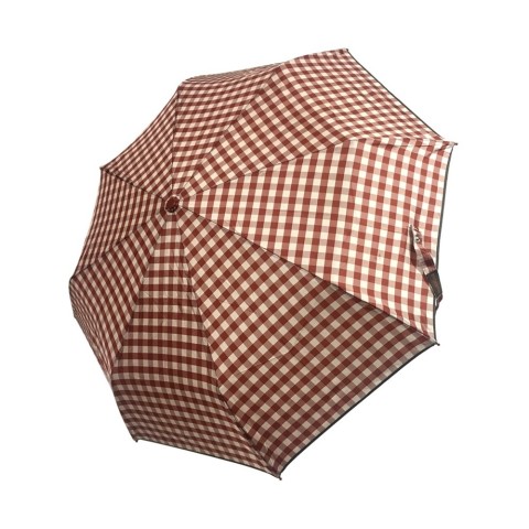 czasza parasola Kratka Ezpeleta czerwony/ kremowy, z brązowym 01