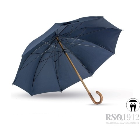 rozłożony granatowy parasol Pasterz RSQ Manufaktur