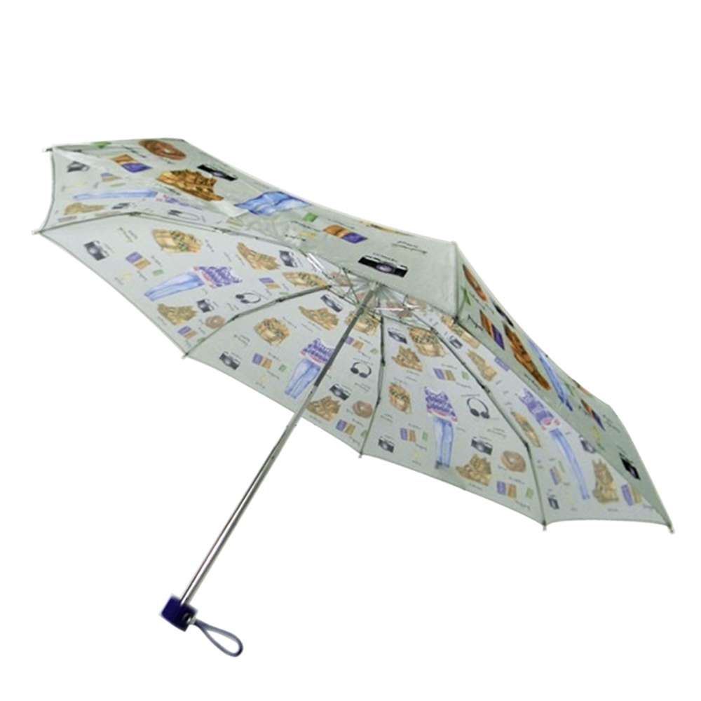 rozłożony parasol Jeans Blue Drop Mini