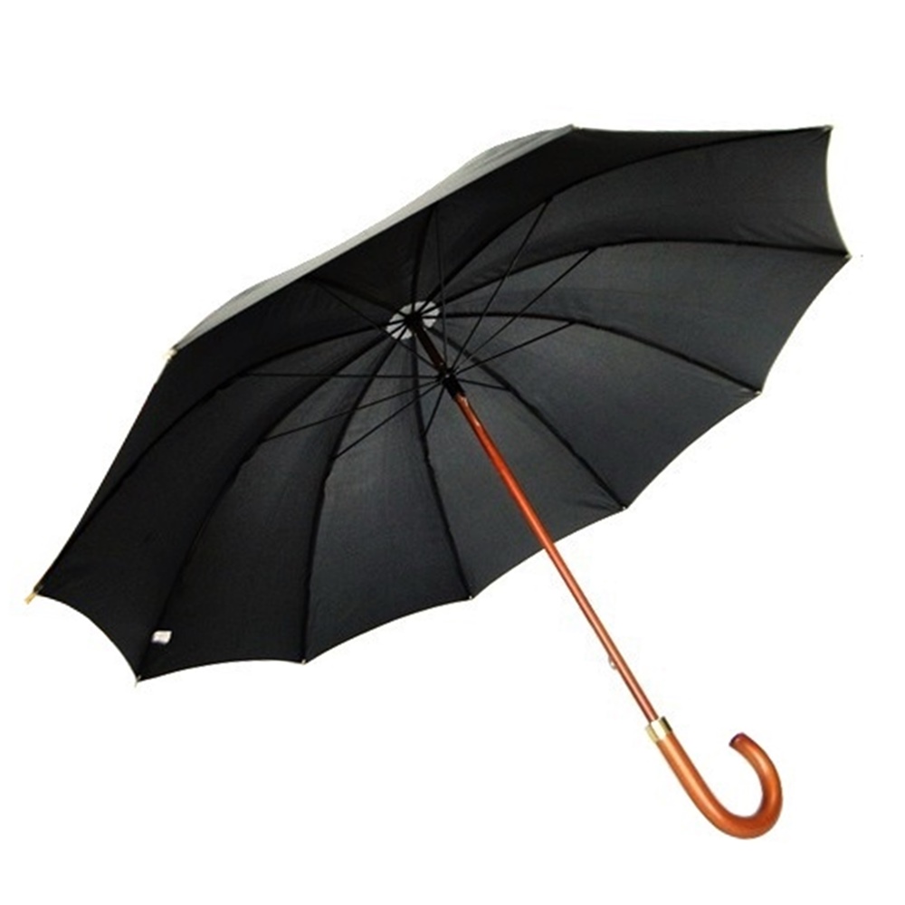 rozłożona czasza parasola Czarny Blue Drop
