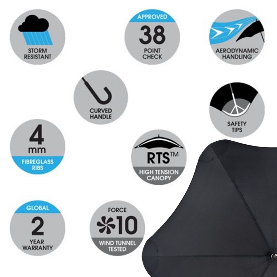 parametry parasola Blunt Black Lite 3
