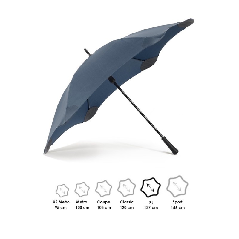 rozłożony parasol Blunt Navy XL