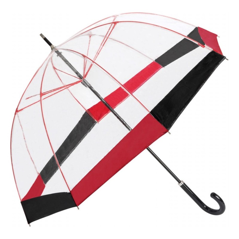parasol M&P Bitonal czarno-czerwony 03