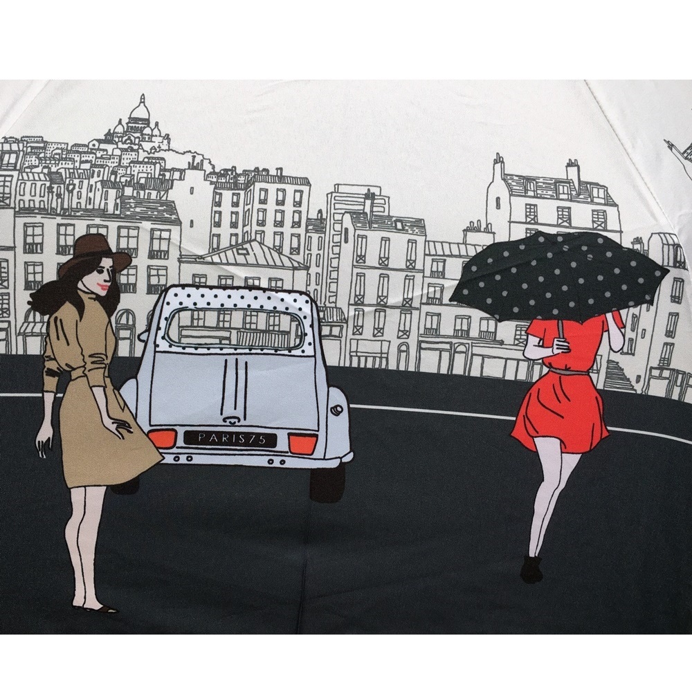 grafika na parasolu Paryż Neyrat Autun