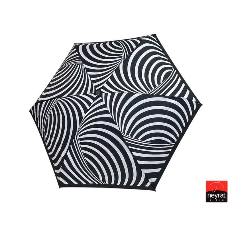 czasza parasola Spirale Mini Neyrat Autun czarno - biały