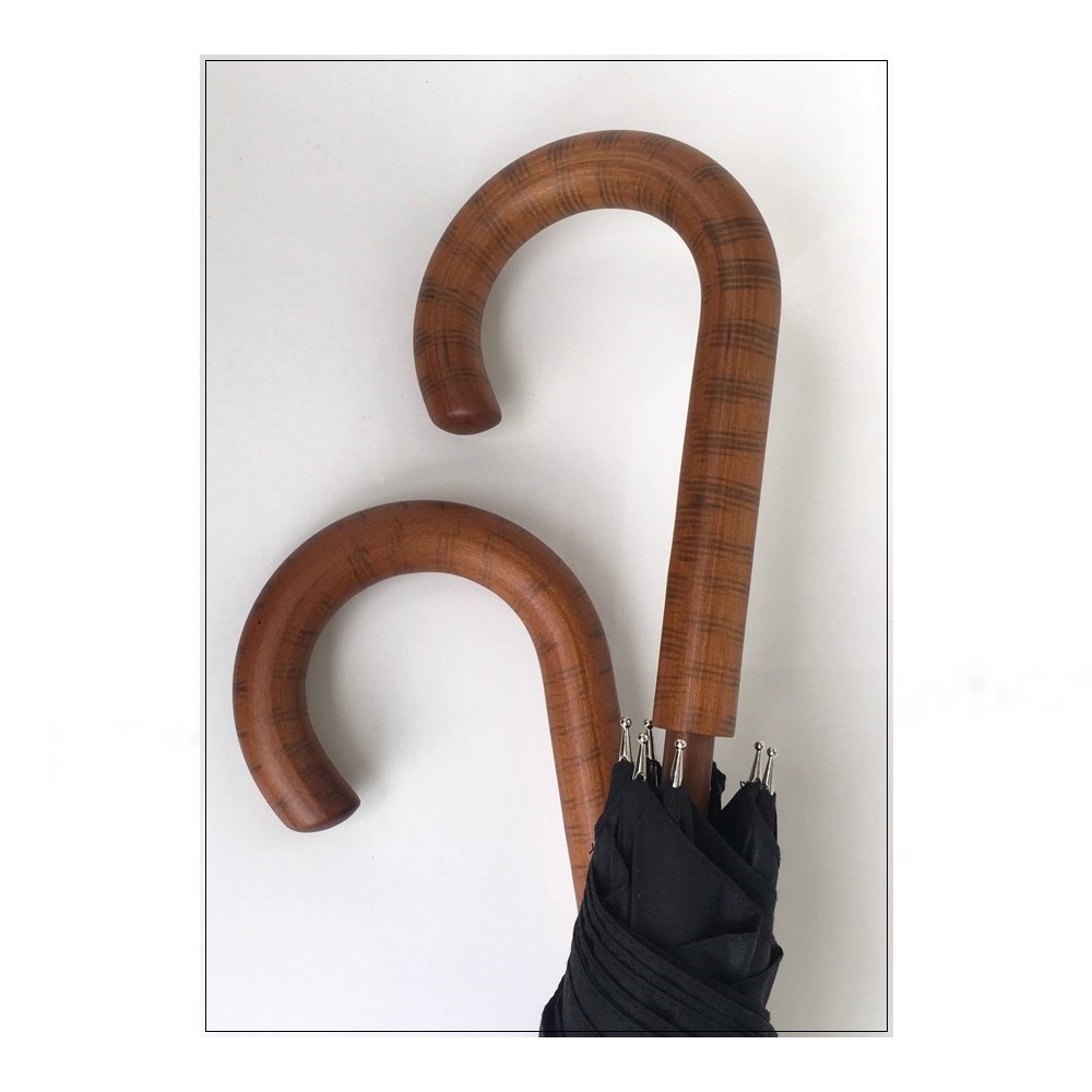 drewniane rączki parasola z haftem RSQ Manufaktur